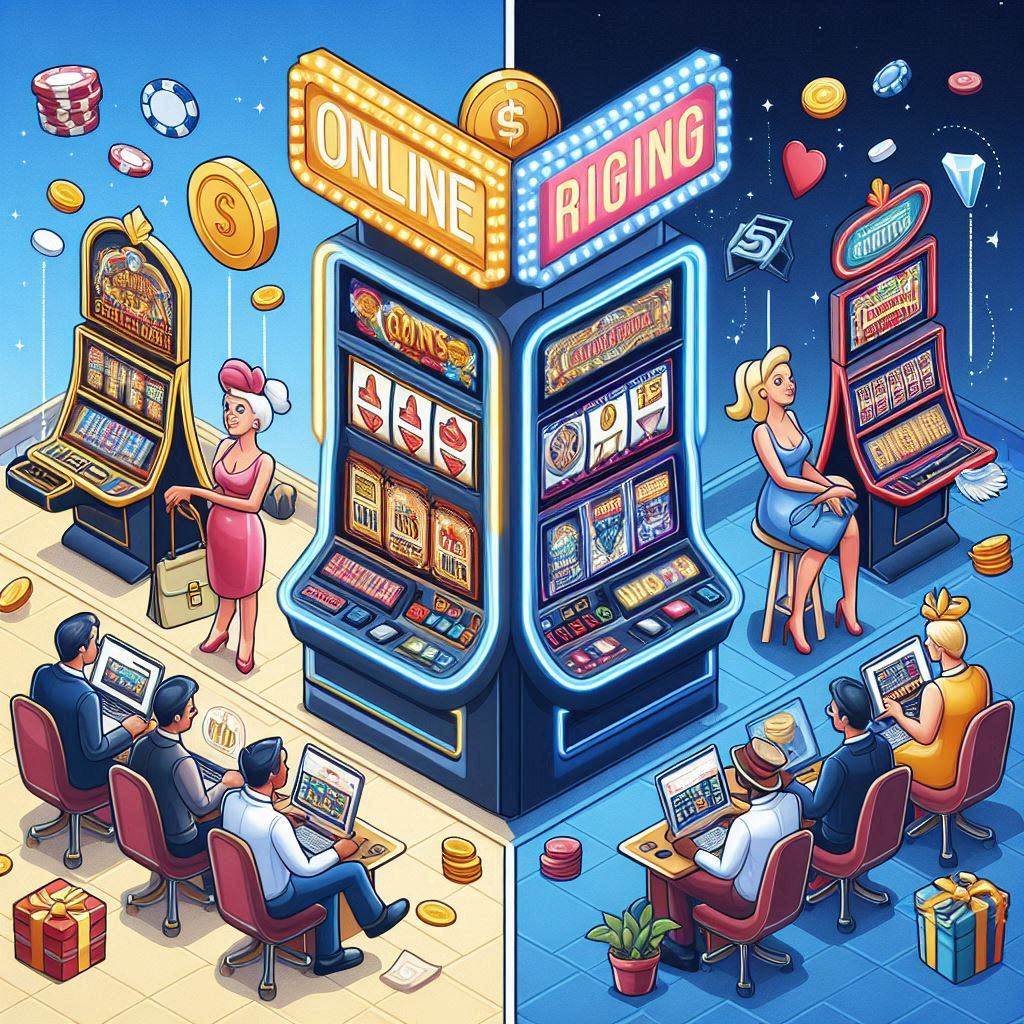 Comparative Analysis: Online Slots vs. Physical Casino Slots